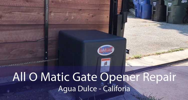 All O Matic Gate Opener Repair Agua Dulce - Califoria