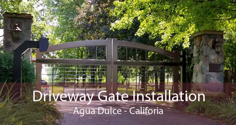 Driveway Gate Installation Agua Dulce - Califoria